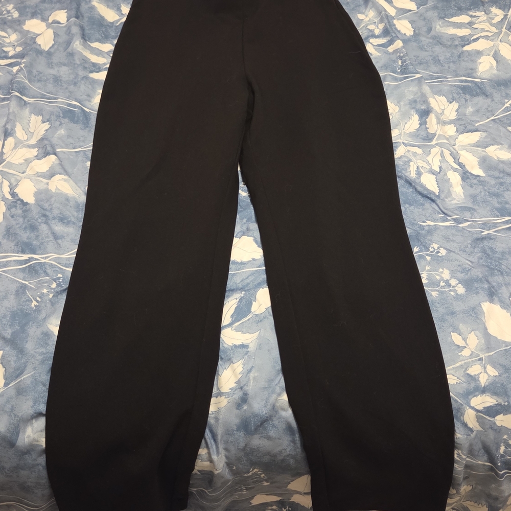 Nine West Black Hidden Side Zipper Business Pants